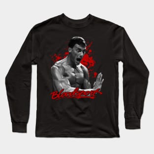 Men Blood Movies Quotes  80s Fans Gift Long Sleeve T-Shirt